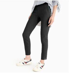 J. Crew Martie Pant in Bi-Stretch Cotton - Black - 10 - NWT